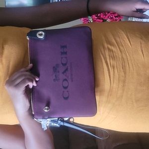 COACH Turnlock Pouch 26 with Horse And Carriage